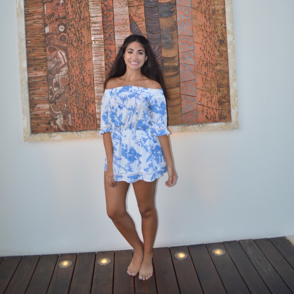 LF Floral Printed Romper